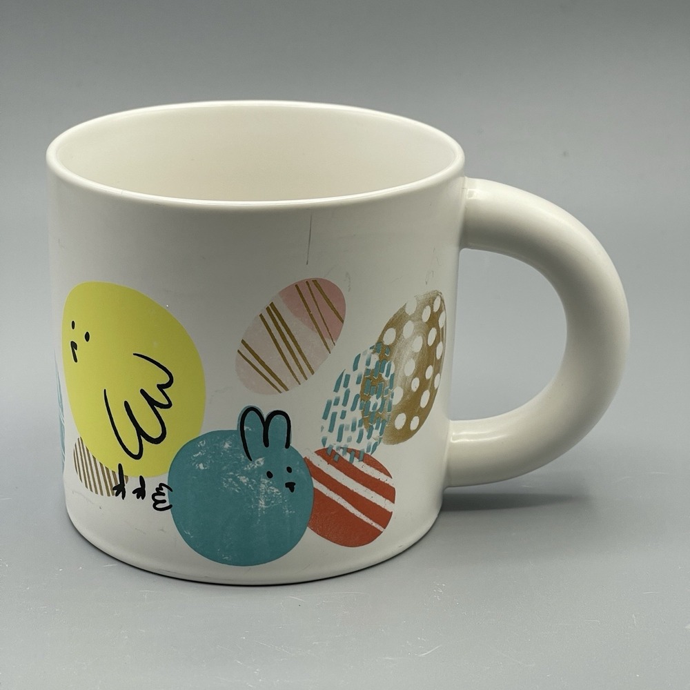 Starbucks Mug Easter Spring Coffee Cup 12oz 2019 White